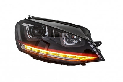 3D LED DRL Headlights fit for VW Golf 7 VII (2012-2017) RED R20 GTI Look LED Lights
