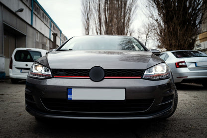 3D LED DRL Headlights fit for VW Golf 7 VII (2012-2017) RED R20 GTI Look LED Lights