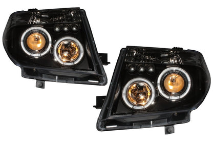 Angel Eyes headlights suitable for Nissan Navara D40 (2004-2009) Nissan Pathfinder R51 ( 