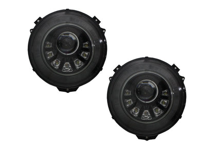 Fari  anteriori Bi-Xenon LED adatti per Mercedes Classe G W463 (05-17)M Square Look