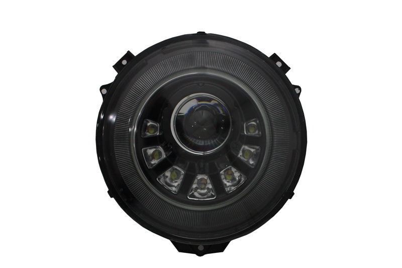 Fari  anteriori Bi-Xenon LED adatti per Mercedes Classe G W463 (05-17)M Square Look