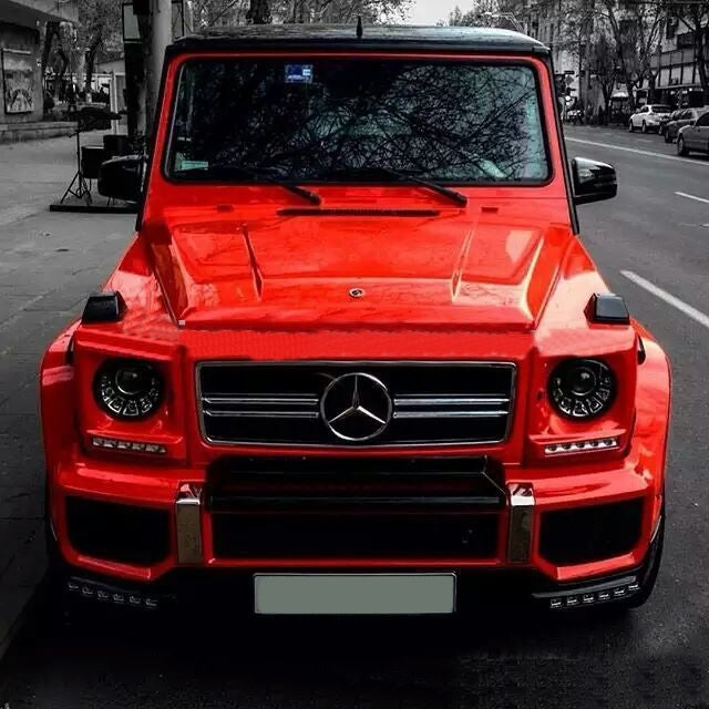 Fari  anteriori Bi-Xenon LED adatti per Mercedes Classe G W463 (05-17)M Square Look