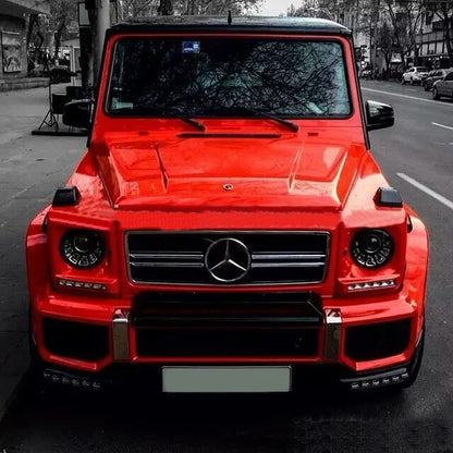 Fari  anteriori Bi-Xenon LED adatti per Mercedes Classe G W463 (05-17)M Square Look