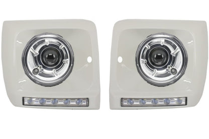 Fari Bi-Xenon Look con Coperture  Adatto per Mercedes Classe G  W463  1989-2012