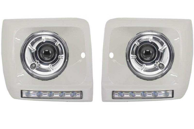 Fari Bi-Xenon Look con Coperture  Adatto per Mercedes Classe G  W463  1989-2012