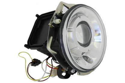 Fari anteriori cromati adatti per Mercedes Classe G W463 1989-2012 Bi-Xenon look