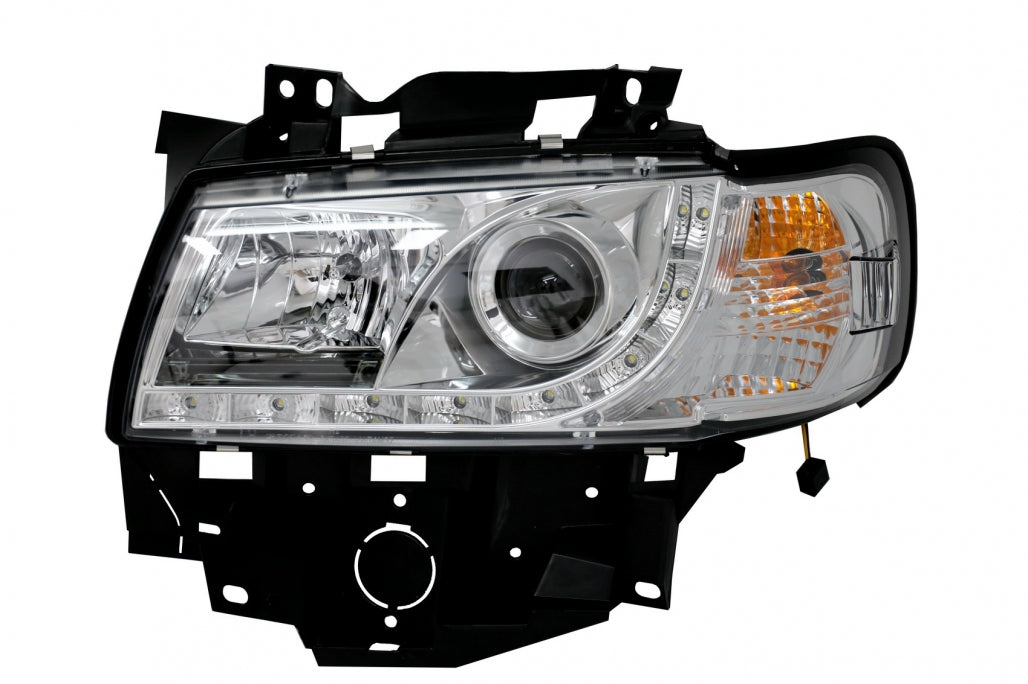Fari anteriori Daylight adatto per VW T4 Transporter Naso Lungo (1996-2003) LED