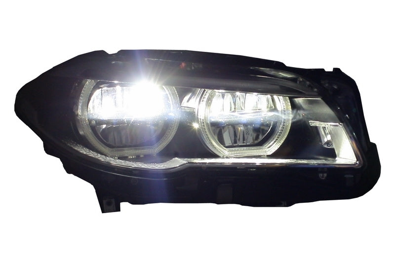 Fari Full LED adatti per BMW Serie 5 F10 F11 (2011-2013) Angel Eyes