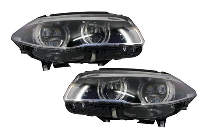 Fari Full LED adatti per BMW Serie 5 F10 F11 (2011-2013) Angel Eyes