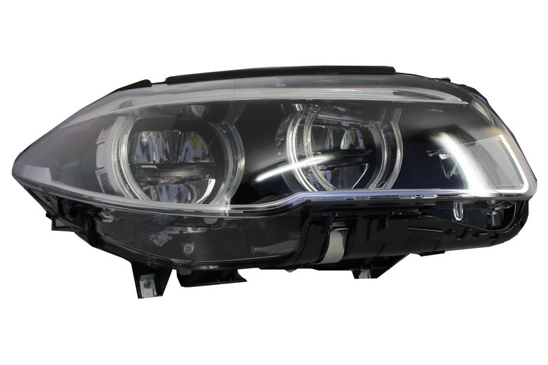 Fari Full LED adatti per BMW Serie 5 F10 F11 (2011-2013) Angel Eyes