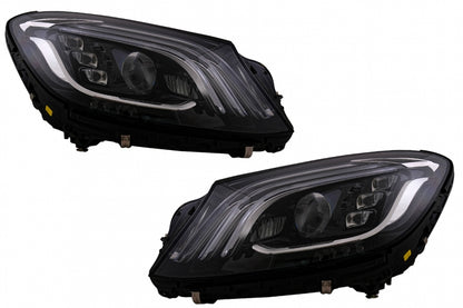 Fari Full LED adatti per Mercedes Classe S W222 Maybach X222 (2013-2017) Facelif