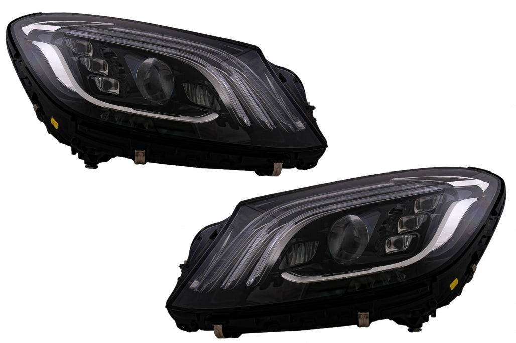 😎Full LED headlights suitable for Mercedes S-Class W222 Maybach X222😎