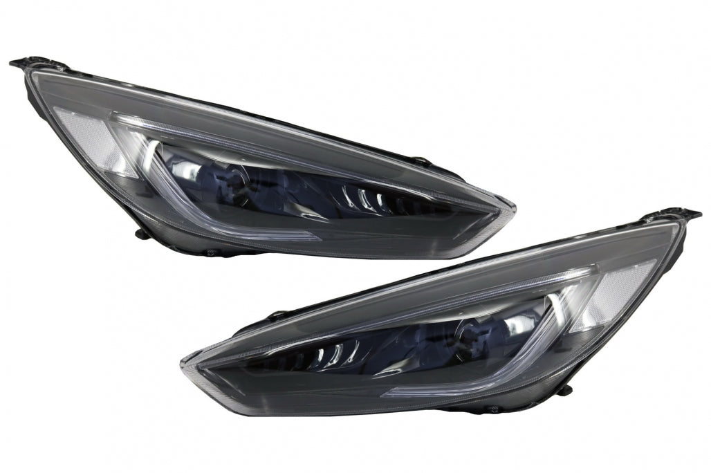 Fari LED DRL adatti per Ford Focus III Mk3 (2015-2017) Design Bi-Xenon