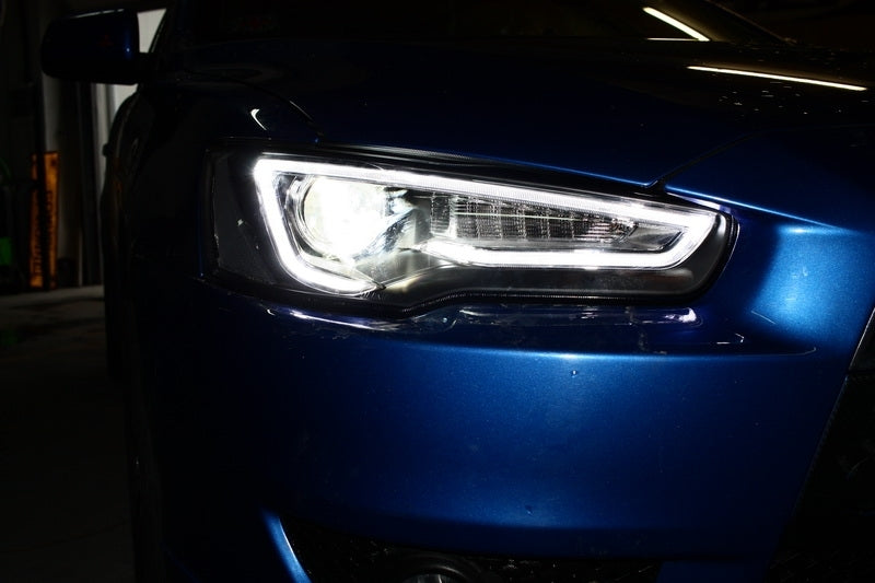 Fari LED DRL adatti per MITSUBISHI Lancer (2007-2017) Doppio proiettore