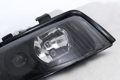 ⭐Headlights suitable for Audi A4 B6 (2000-2004) RHD or LHD Black⭐