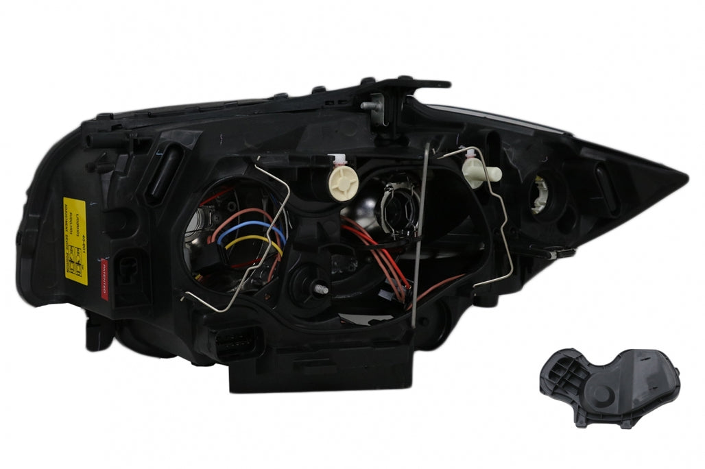 Fari adatti per BMW Seria 1 E81 E82 E87 E88 (2004-2011) Cerchi Angel Eyes 2 NERO