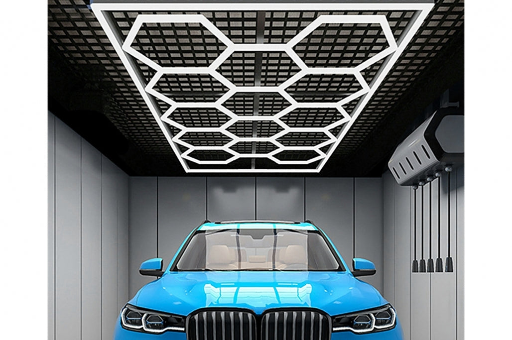 🔆🌟Sistema di illuminazione a soffitto Hexagon HoneyComb 3,94 x 2,29 m🌟🔆