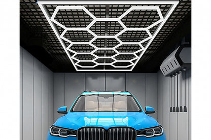 🔆🌟Sistema di illuminazione a soffitto Hexagon HoneyComb 3,94 x 2,29 m🌟🔆