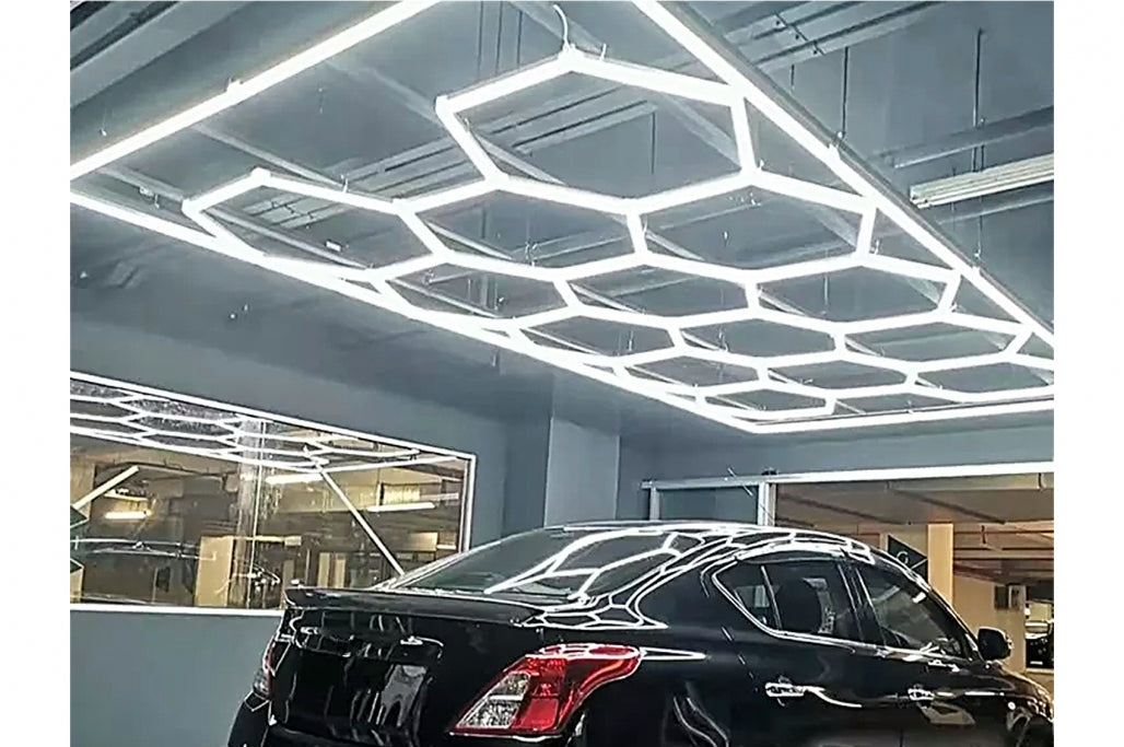 🔆🌟Sistema di illuminazione a soffitto Hexagon HoneyComb 3,94 x 2,29 m🌟🔆