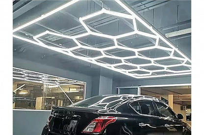 🔆🌟Sistema di illuminazione a soffitto Hexagon HoneyComb 3,94 x 2,29 m🌟🔆