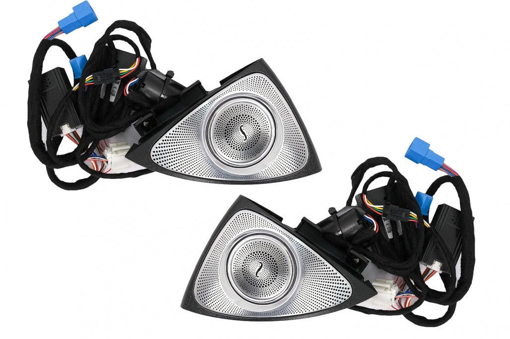 Kit Copertura Altoparlante PER Mercedes Classe E W213 S213 C238  2019-2023 LED AMBIENT