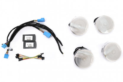 Kit Copertura Altoparlante PER Mercedes Classe E W213 S213 C238  2019-2023 LED AMBIENT
