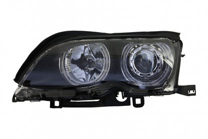 Fari LED Angel Eyes adatti per BMW Serie 3 E46 (09.2001-03.2005) Xenon Design Ne