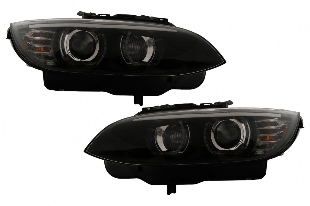 🔥LED Angel Eyes Headlights Suitable for BMW 3 Series E92 E93 06-10 with Xenon Black🔥 
