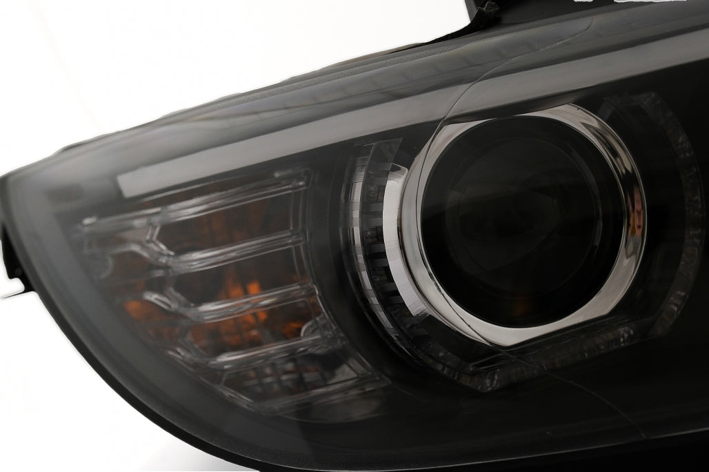 🔥LED Angel Eyes Headlights Suitable for BMW 3 Series E92 E93 06-10 with Xenon Black🔥 
