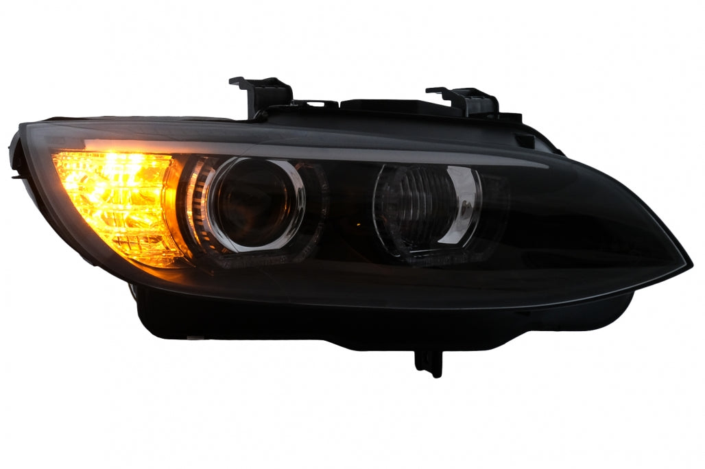 🔥LED Angel Eyes Headlights Suitable for BMW 3 Series E92 E93 06-10 with Xenon Black🔥 