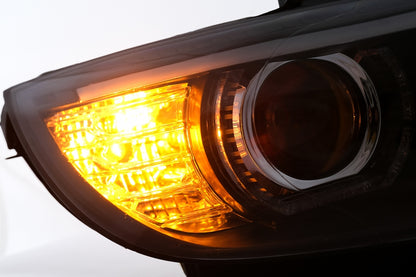 🔥LED Angel Eyes Headlights Suitable for BMW 3 Series E92 E93 06-10 with Xenon Black🔥 