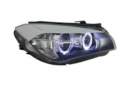 Fari LED Angel Eyes adatti per BMW X1 E84 (2009-2012) Xenon Look