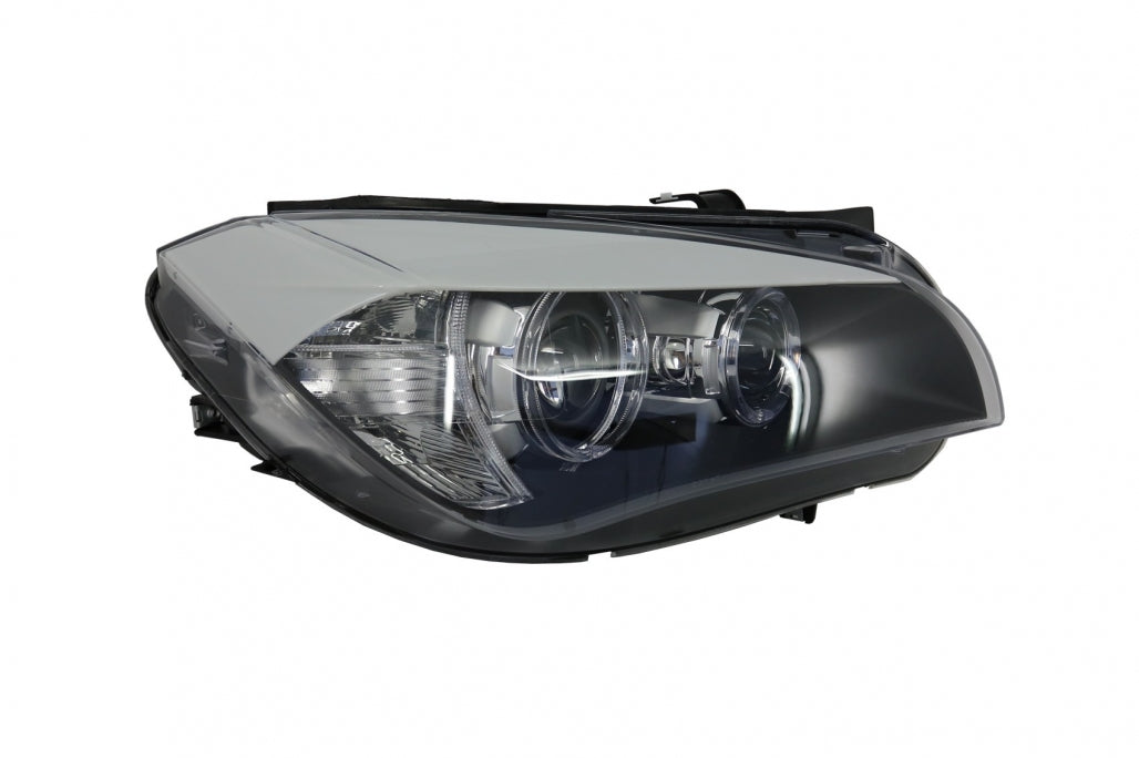 Fari LED Angel Eyes adatti per BMW X1 E84 (2009-2012) Xenon Look