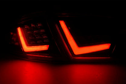 💥Fanali posteriori a barra LED adatti per Seat Leon 1P1 Facelift 09-12 Rosso💥