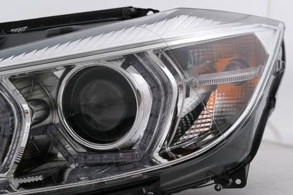 LED DRL Angel Eyes Headlights suitable for BMW 3 Series F30 F31 LCI Sedan Touring (2015 