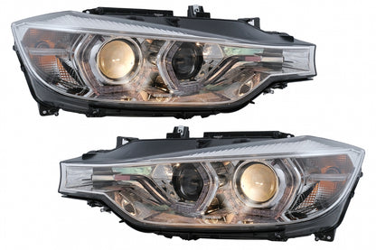 LED DRL Angel Eyes Headlights suitable for BMW 3 Series F30 F31 LCI Sedan Touring (2015 