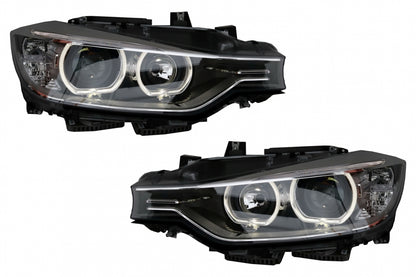 Fari a LED DRL Angel Eyes con proiettore adatto per BMW Serie 3 F30 F31