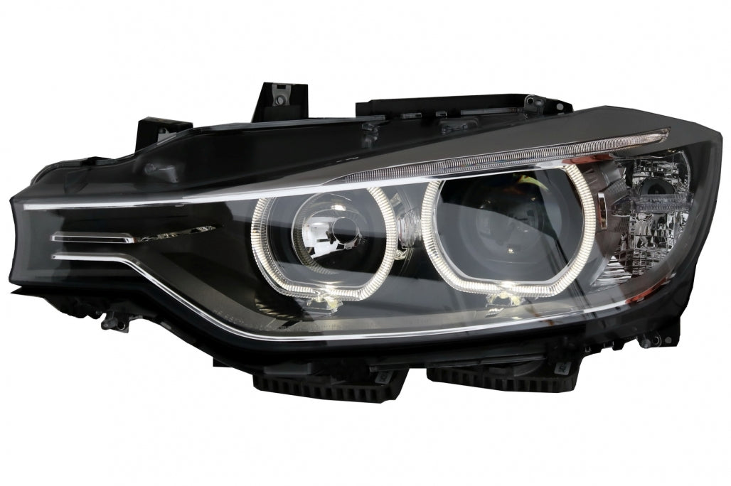 Fari a LED DRL Angel Eyes con proiettore adatto per BMW Serie 3 F30 F31