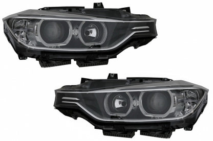 Fari a LED DRL Angel Eyes con proiettore adatto per BMW Serie 3 F30 F31