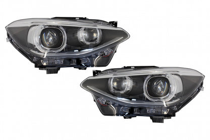 Fari anteriori a LED DRL Angel Eye adatti per BMW Serie 1 F20 F21 (2011-2014)