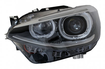 Fari anteriori a LED DRL Angel Eye adatti per BMW Serie 1 F20 F21 (2011-2014)