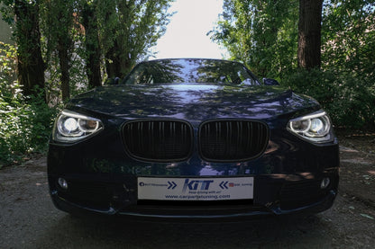 Fari anteriori a LED DRL Angel Eye adatti per BMW Serie 1 F20 F21 (2011-2014)