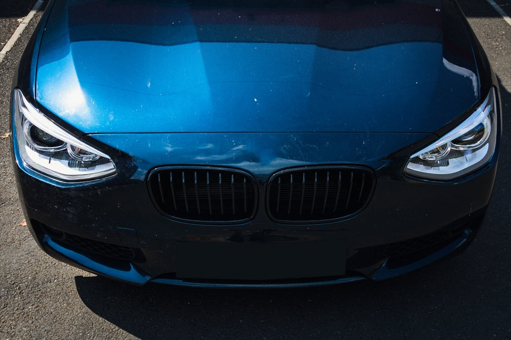 Fari anteriori a LED DRL Angel Eye adatti per BMW Serie 1 F20 F21 (2011-2014)