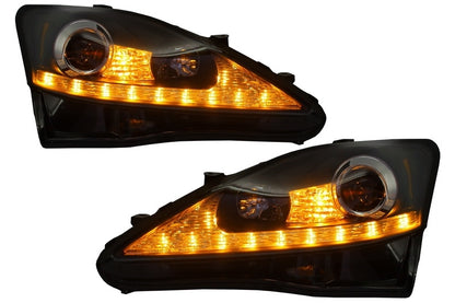 Fari anteriori DRL Indicatori di direzione adatti per LEXUS IS XE20 (2006-2013)