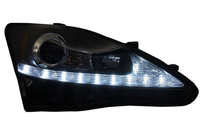 Fari anteriori DRL Indicatori di direzione adatti per LEXUS IS XE20 (2006-2013)
