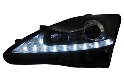 Fari anteriori DRL Indicatori di direzione adatti per LEXUS IS XE20 (2006-2013)