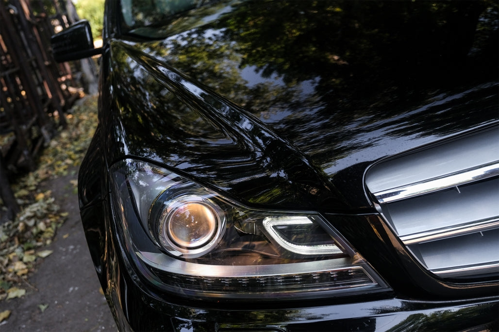 Fari anteriori DRL a LED adatti per Mercedes Classe C W204 S204 C204 2011-2014