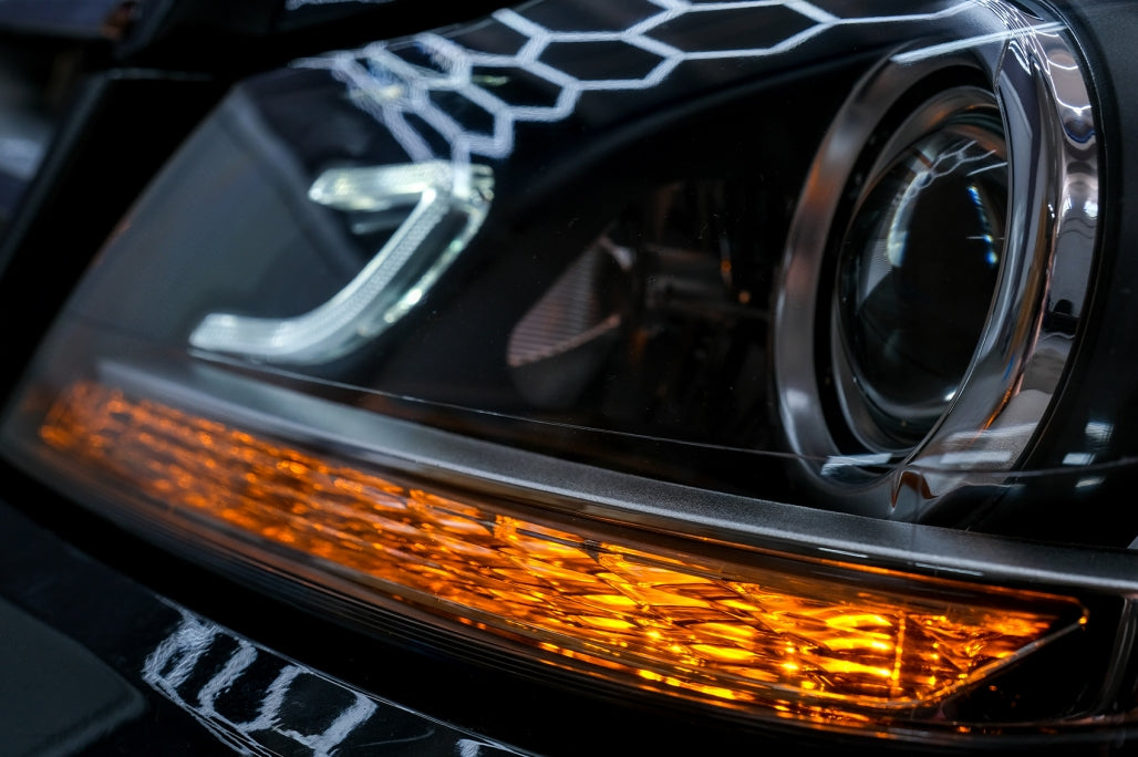 Fari anteriori DRL a LED adatti per Mercedes Classe C W204 S204 C204 2011-2014