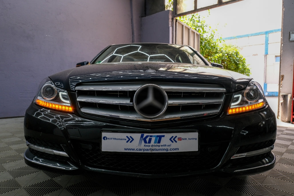 Fari anteriori DRL a LED adatti per Mercedes Classe C W204 S204 C204 2011-2014