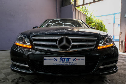 Fari anteriori DRL a LED adatti per Mercedes Classe C W204 S204 C204 2011-2014